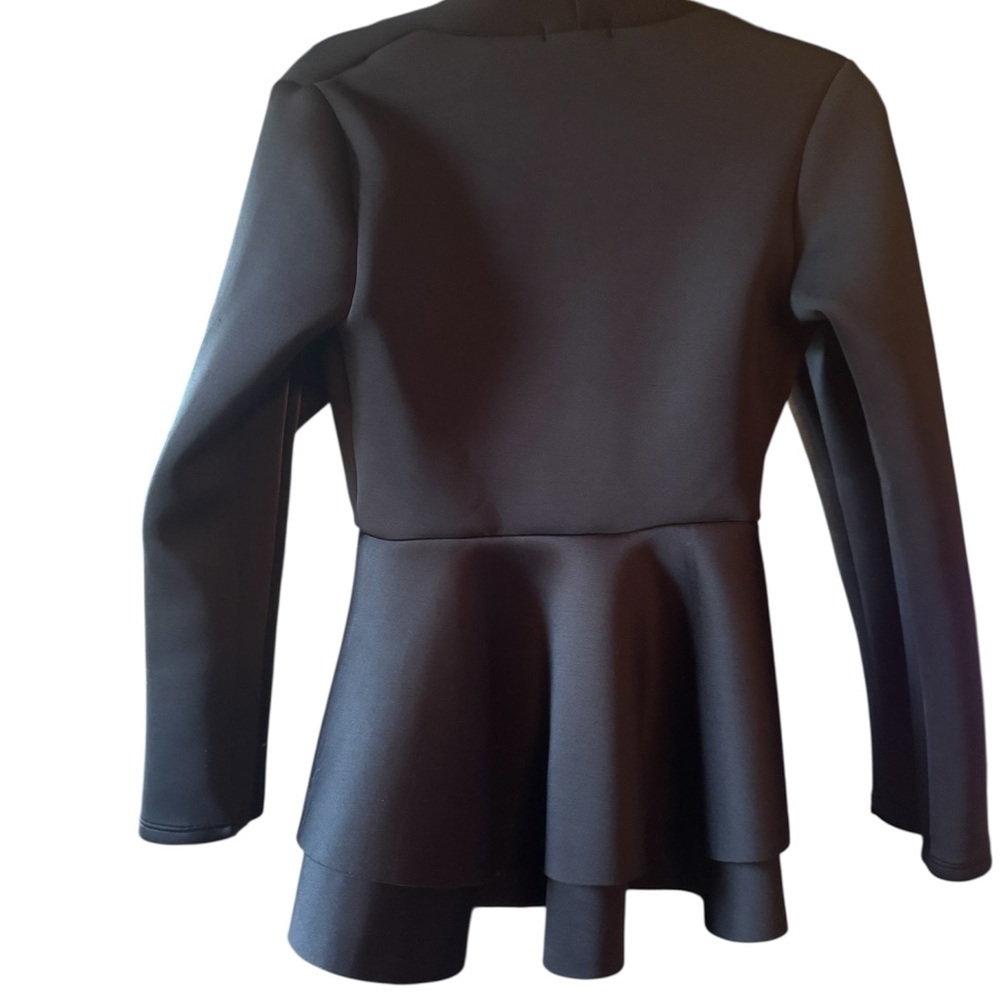 Fashion Nova Black Peplum Blazer - Picture 4 of 6